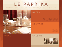 Tablet Screenshot of le-paprika.com